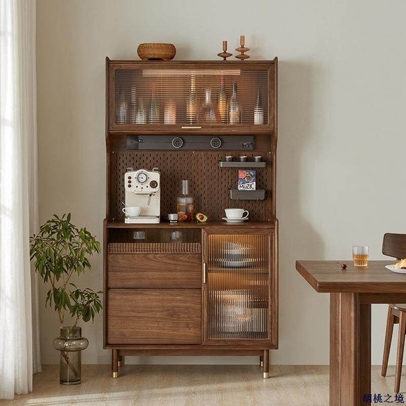 北欧实木黑胡桃木餐边柜现代简约复古酒柜原木樱桃木靠墙一体高柜,机械设备,其他机械设备,淘宝优惠券,粉丝福利购,淘宝优惠卷