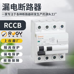 上海RCCB空气开关80A漏电保护开关短路器2P/4P漏电保护断路