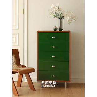 OQ5M集木室物所戈多高柜轻奢现代实木电视旁边床头客厅卧室斗