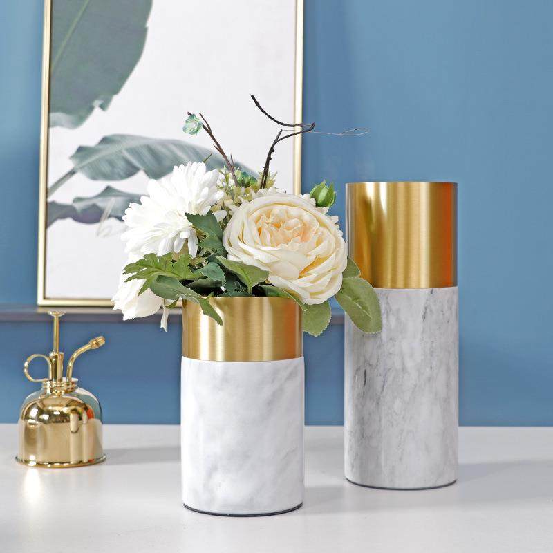 轻奢高档天然大理石花瓶花艺插花电视柜客厅餐桌摆件软装饰品,机械设备,其他机械设备,淘宝优惠券,粉丝福利购,淘宝优惠卷