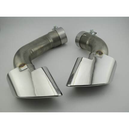 专用于15款宝马X6方口尾喉X6排气管改装方形装饰罩尾喉E71尾嘴