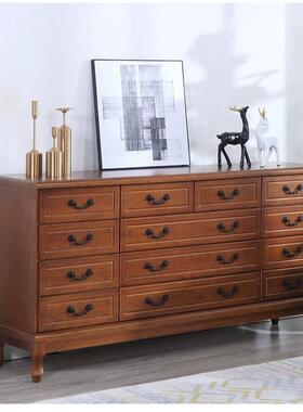 木五橱斗柜现代简约家用五收纳实PDD57825柜卧室抽屉式多功能储物