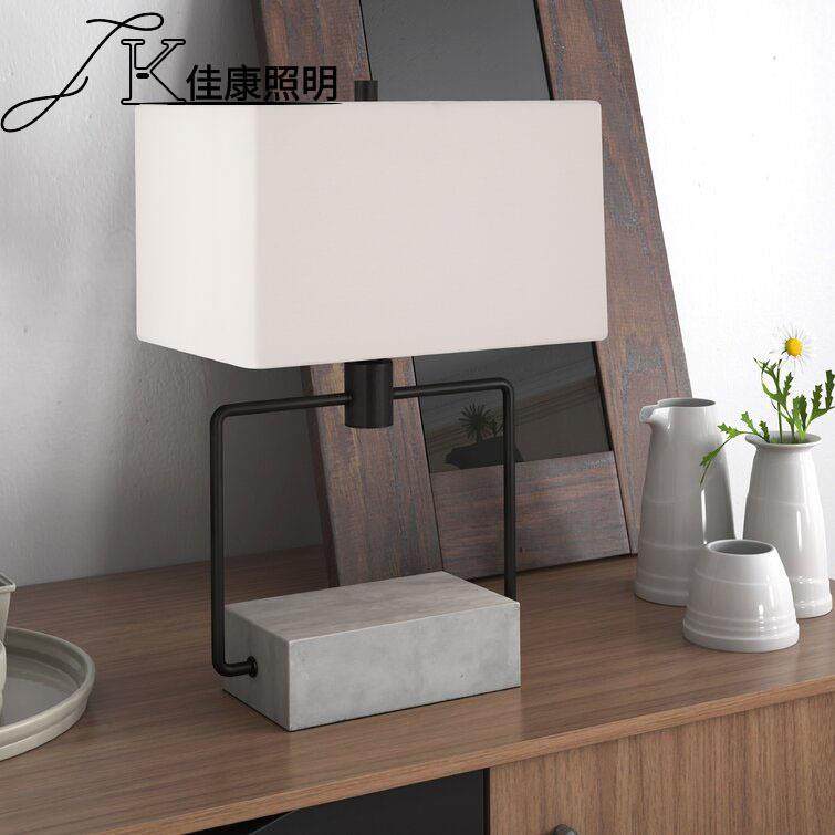 式2025新款美古乡村中式货布艺台灯复中山87375灯饰供厂家