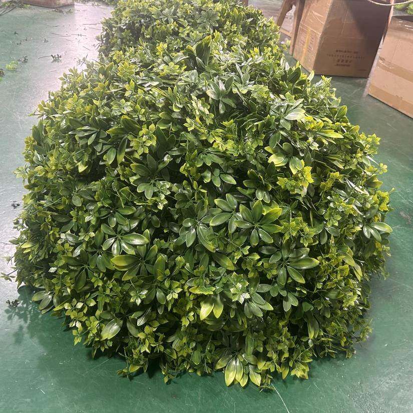 仿户外绿植井遮挡仿真米兰装饰品绿植球真盖草绿植发财枫叶草球装