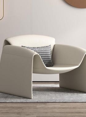 意厅单人螃沙发椅式子创意设计现代简约小66112户型网红客休闲老