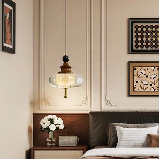 卧室床头小中吊灯法式古风悬温263馨升降复浮古围氛感过道吧台吊