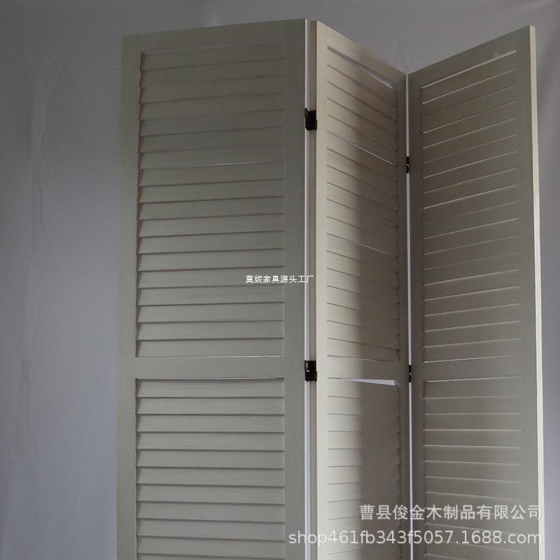A2L木质屏风旧中复古木做叠客厅折屏风实玄关办式公室折屏新茶室
