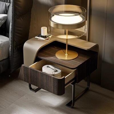 X柜K8014SRK型YQ-M8014#设计师新款XK8014柜床头柜意极简式轻奢卧