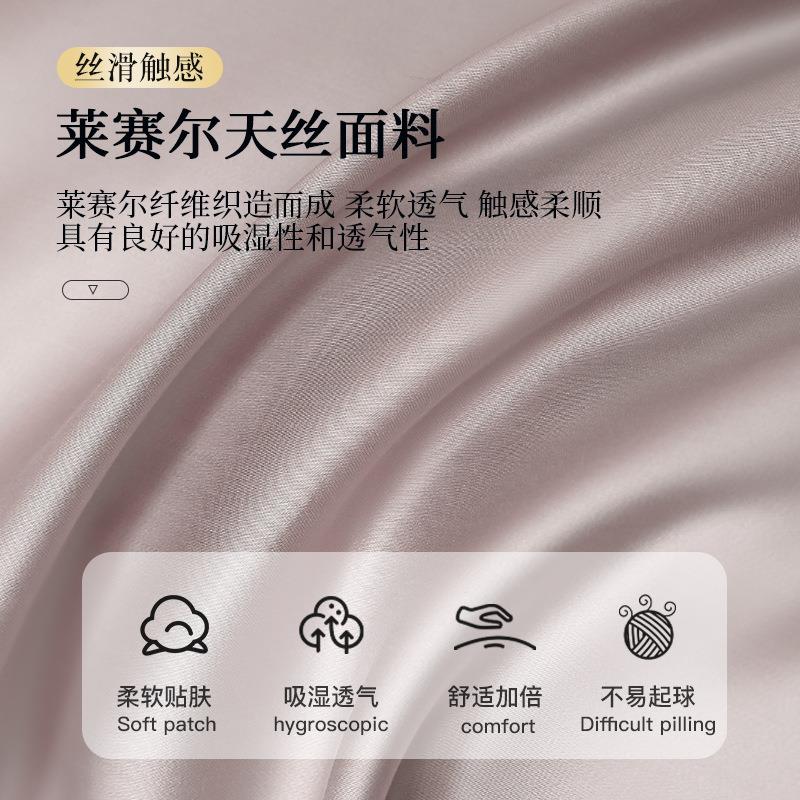 奢丝莱赛尔天丝四件套2025新款夏季件冰床单人LXQ被套床轻上三套