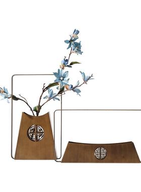 现代新SD2088中式金属装博饰盒件古架样房桌摆面橱窗展柜板茶室软