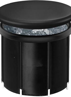 冰浴缸12165大号85x75夹棉6层充气塑制胶折浴叠冷浴桶icuetb