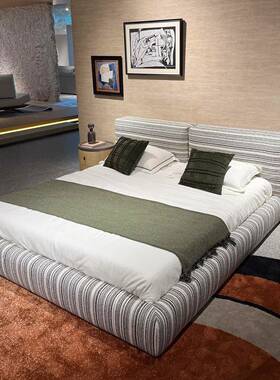 Dambodu丹博杜床豆BHR腐块e软意式极简设包计师2205新款主卧双人