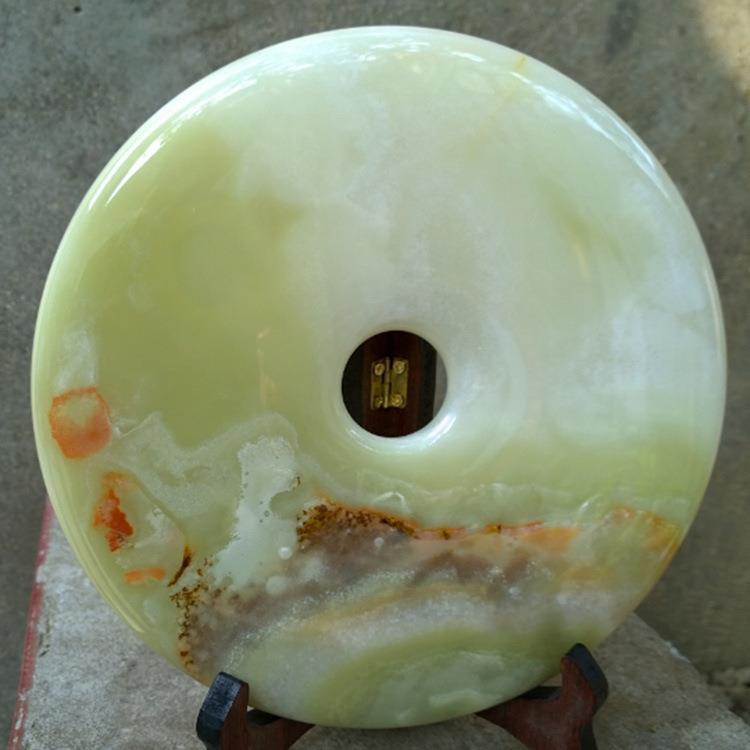 玉器LME工扣富艺阿汗玉平安摆件客品厅新居摆饰品