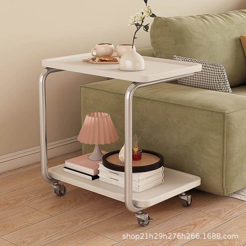 中风沙发边几可移古动小推车客厅边侧XFC-U型小户桌型现代简约床