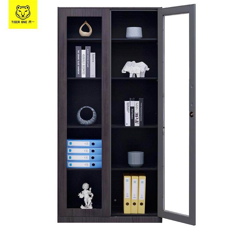 虎一办公家具转印黑灰纹色文件柜制铁皮柜钢财木务室档案木纹文件,商业/办公家具,办公储物柜,淘宝优惠券,粉丝福利购,淘宝优惠卷