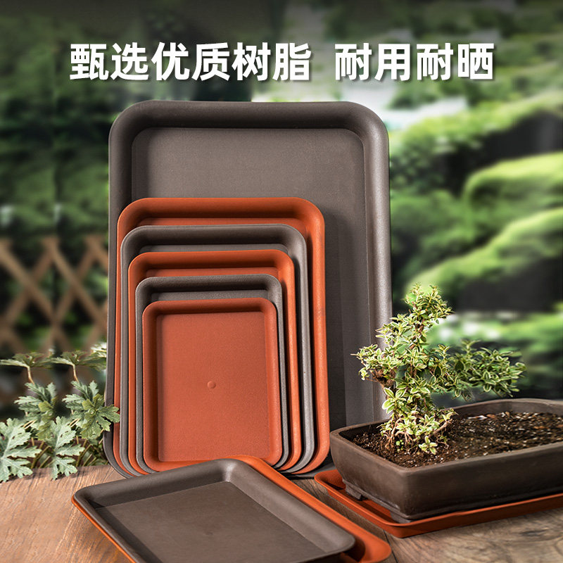 加厚塑料花盆托盘/长方形接水托底盘/防止花盆漏水/超大托盘/多肉,鲜花速递/花卉仿真/绿植园艺,花托/移动托盘,淘宝优惠券,粉丝福利购,淘宝优惠卷