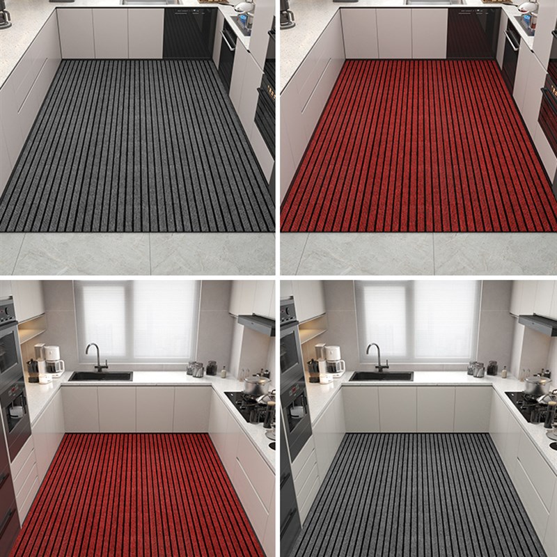 厨房地垫防滑防油可擦免洗脚垫满铺吸水凉垫子防脏防水整铺专用地