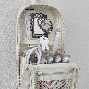 Planwith双向折叠可立式笔袋高颜值大容量简约学生文具收纳铅笔盒