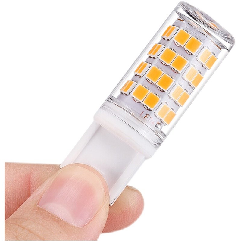 g9灯泡led节能g4插脚三色5w灯珠7双色e14螺口单色小插泡220v两针