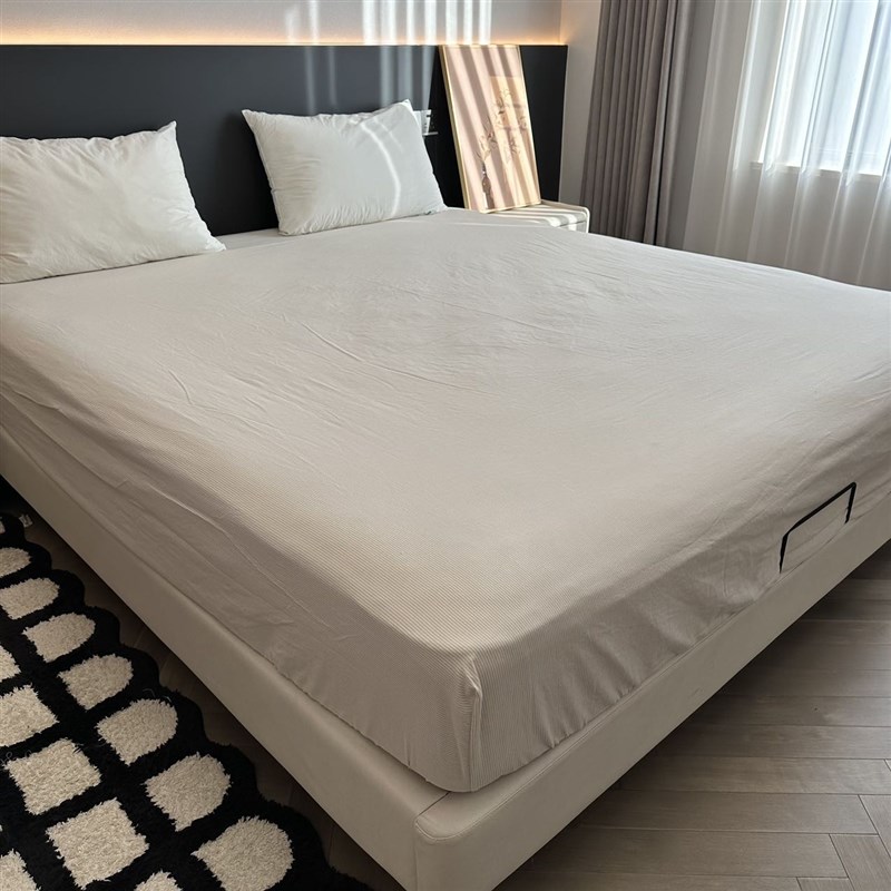 自留推荐!出口单!2023新款简约百搭全棉床笠床罩保护罩床套罩