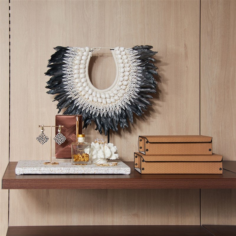 慕空间轻奢样板房衣帽间女士梳妆台摆件家居软装展厅摆设道具饰品