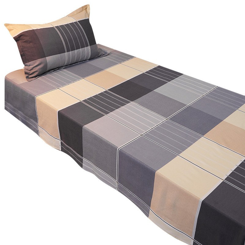 全棉加厚磨毛床单单件学生宿舍单人床0.9米1.2秋冬纯棉被单可定制