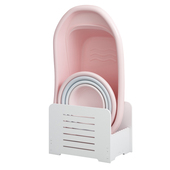 脸盆架浴室收纳架 多功能厕所置物架 免打孔卫生间盆架宝宝浴盆架