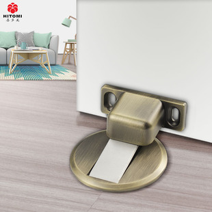 门吸地吸隐形强磁防撞家用磁吸静音地砖免钉304不锈钢门碰免打孔