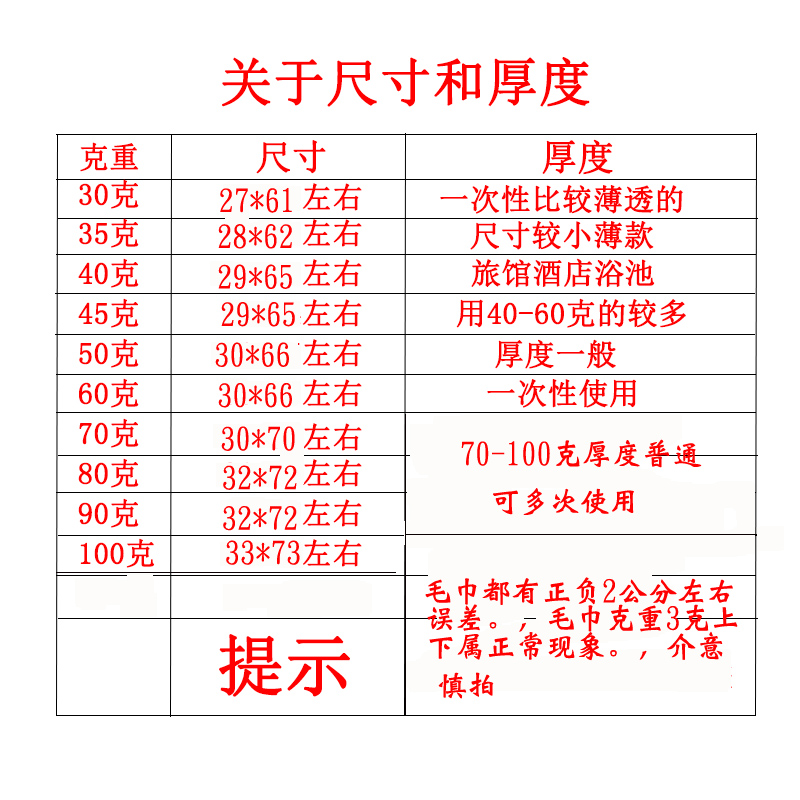 一次性白毛巾全棉宾馆足疗洗浴白毛巾薄款厨房抹布丧事毛巾50条批