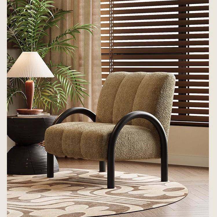 民宿中古风布艺休闲椅设计师款单人沙发复古客厅阳台懒人靠背椅子,纺织面料/辅料/配套,纺织机械配件,淘宝优惠券,粉丝福利购,淘宝优惠卷