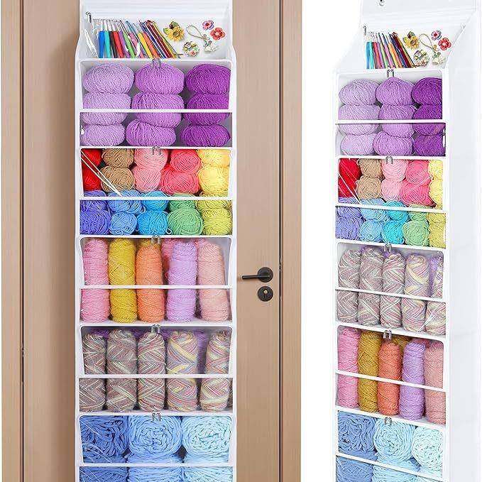 新款挂壁式纱线棒针收纳袋门后收纳挂袋灰色防尘毛线分类挂包,纺织面料/辅料/配套,纺织机械配件,淘宝优惠券,粉丝福利购,淘宝优惠卷