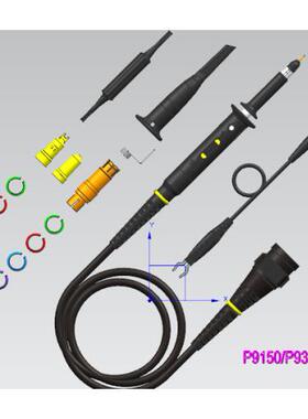 150MHZ/350MHZ示波器探头10:1示波仪探极探针表笔P9150/9350带BNC