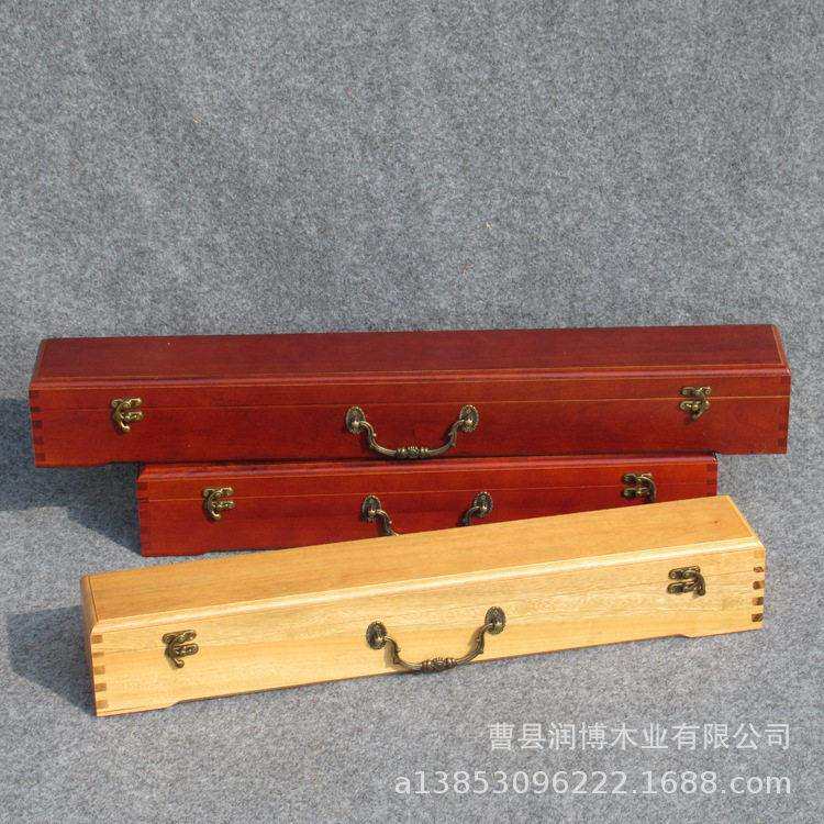一个起批木制手卷盒4尺字画盒香樟木十字绣卞绣盒樟木箱