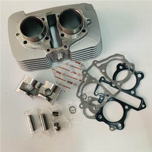 大地鹰王CA250DD250金太子超光夜鹰CBT250双缸250套缸活塞环垫子