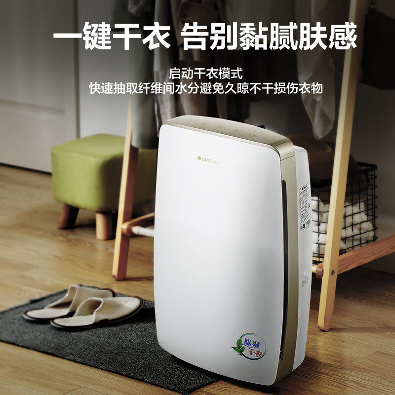除湿机家用抽湿机客厅卧室地下室低噪除潮除湿器DH40EH