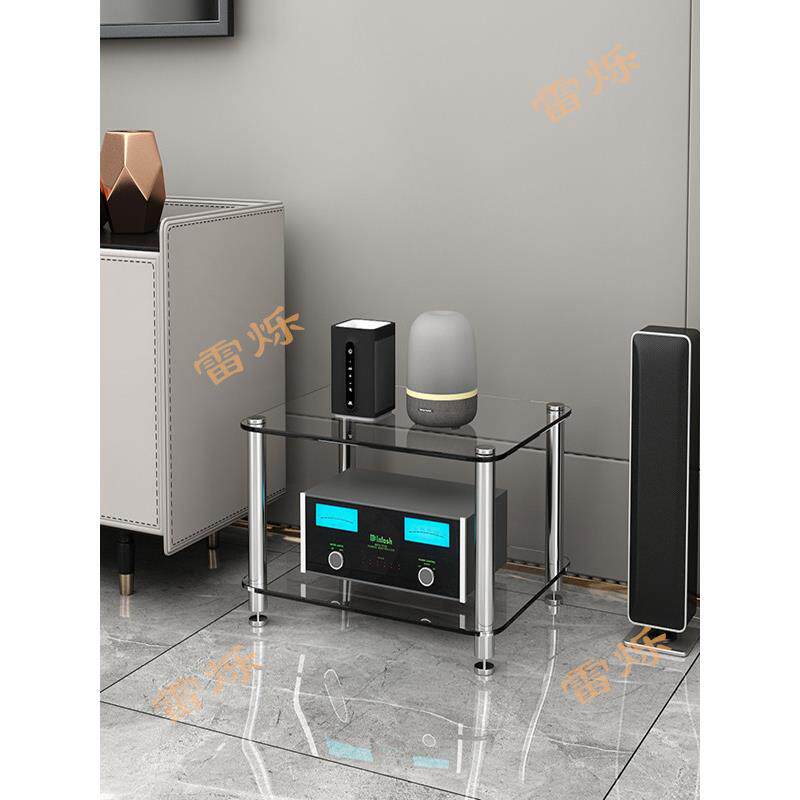 音响放置架功放机柜机架音箱设备器材架单层胆机架功放架音响机柜