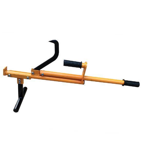 重型钢制多功能搬木撬树滚木起树器木材千斤支撑架顶锯马