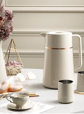 火象米兰焖茶壶套装HXB-TZ166米白色焖茶壶1300ml杯260ml2