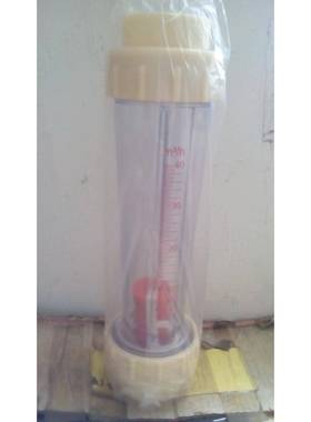 DN65的ABS塑料管浮子流量计,插口,白色管孔径75,长度:430mm流量计