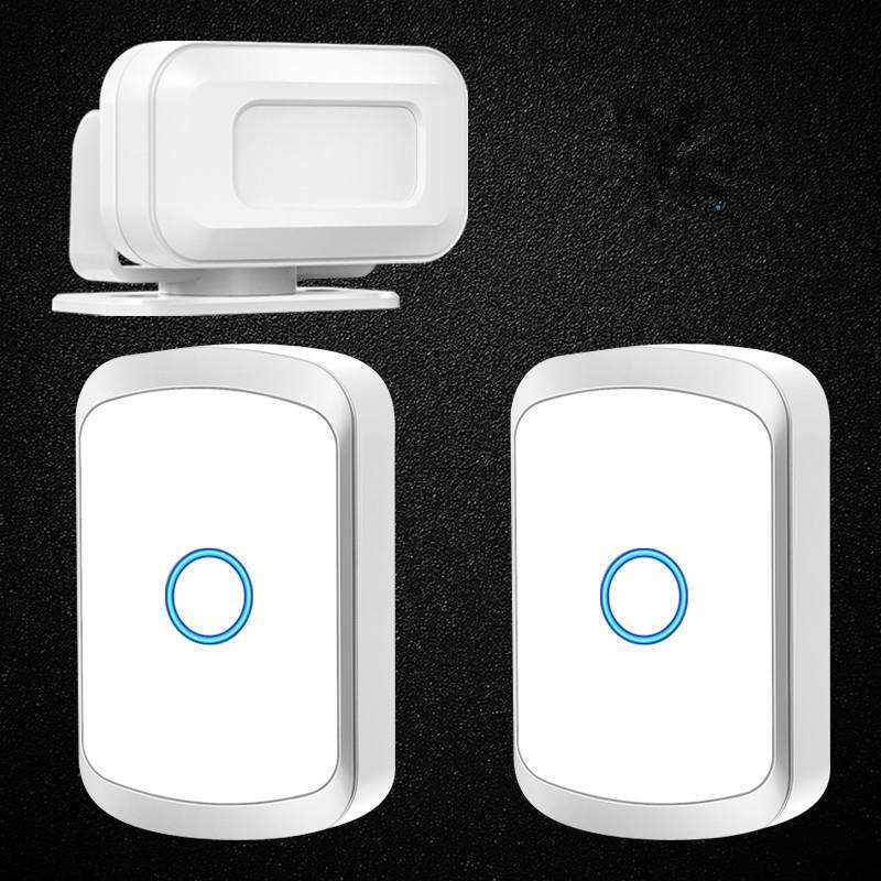 门口欢迎光临感应器店铺进门提醒你好语音提示报警器超市迎宾门铃