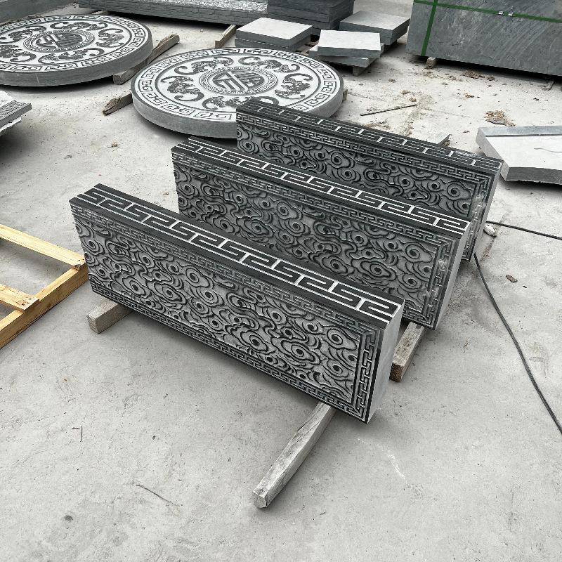 青石23960祥台阶石广场古城建云筑石铺地石步户外公园防滑青板踏