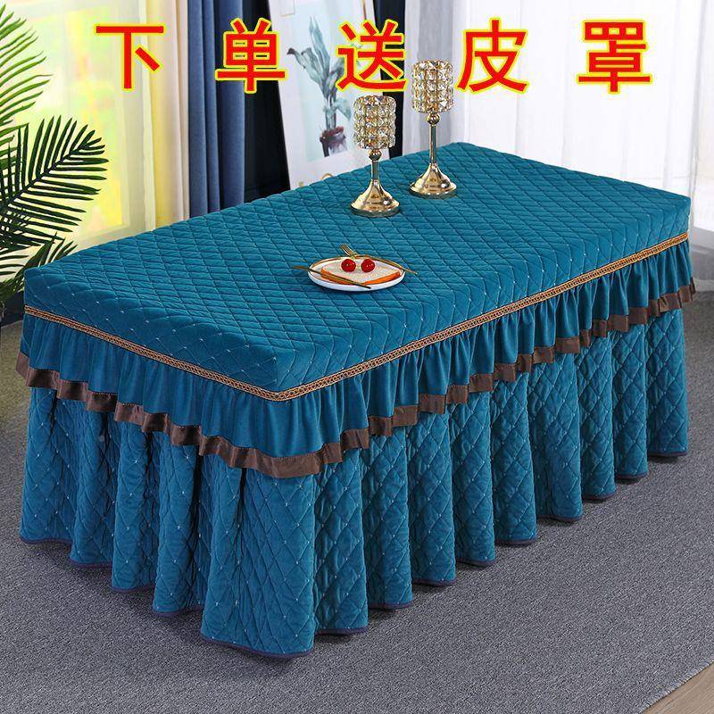电冬34654754炉罩烤火桌子长加方形罩桌布套新款厚加绒茶几火架被