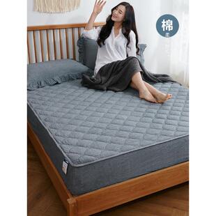 00水洗kmmfcnWB棉加厚床笠12罩床垫保护套罩单款 件205新纯棉四季