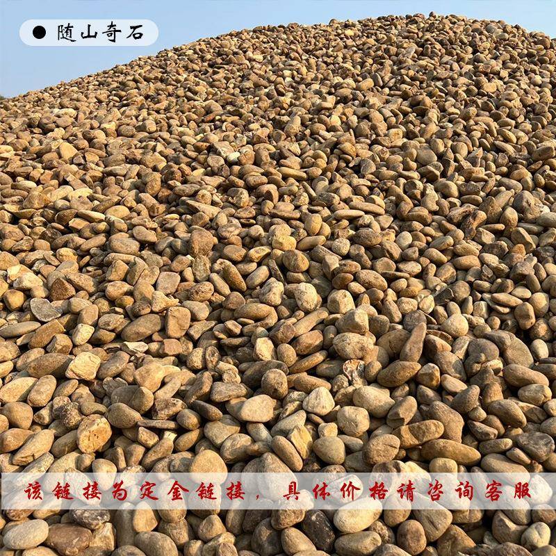 鹅卵石河石工程铺石路子滩过滤水池579垫底石头户外庭卵院鹅石雨