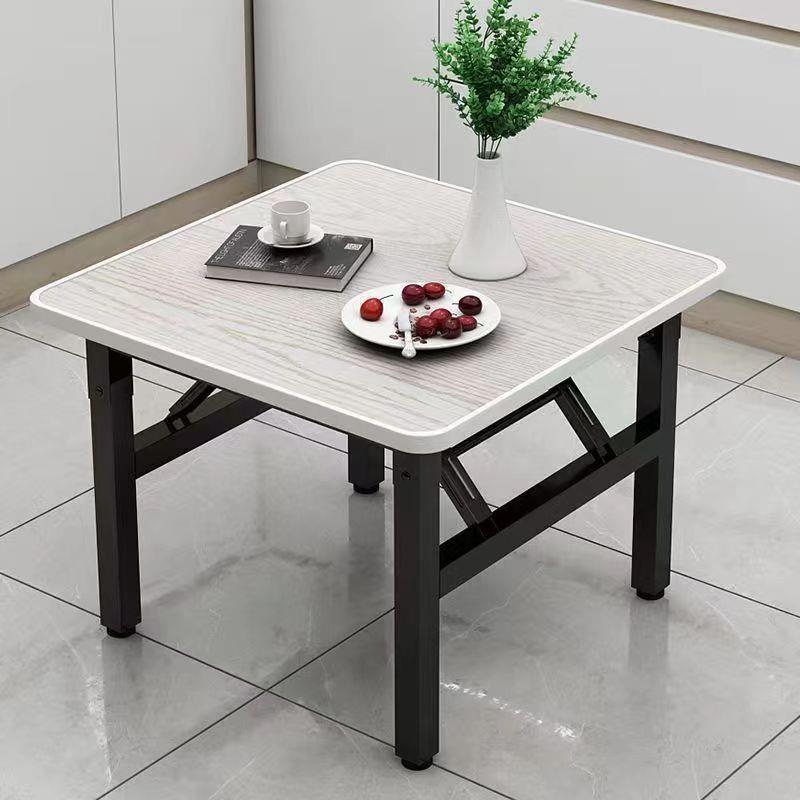 折SHO叠桌方形吃饭桌子家正可折叠餐桌方户外矮桌摆地用摊桌饭桌
