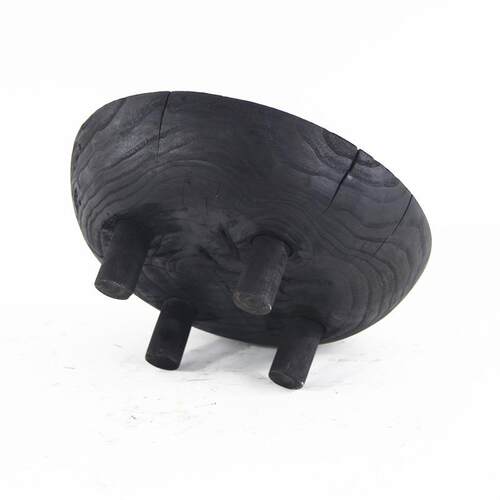 厂家销售居手工碳化APJ艺黑色木质工托盘家别墅店酒场景搭建装饰
