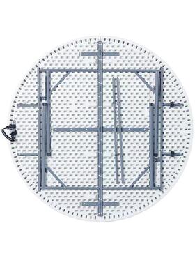 ZUU吹塑折叠桌摆酒餐厅大圆桌家用聚餐吃饭桌子户外携便露营摊店