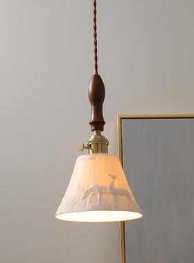 新式陶中瓷创意个性艺术书小吊灯橱窗房床头吧台卧室餐全厅93519