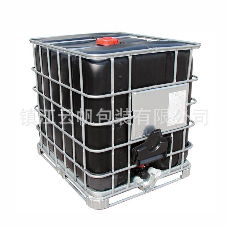 厂家1000L塑黑色规吨桶IBC塑料化工TMW桶多格吹抗光照避光吨桶