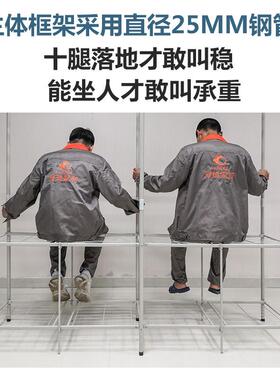 叠免安装布衣简柜易衣柜衣挂柜钢管折加86002粗加固家用套布拉链